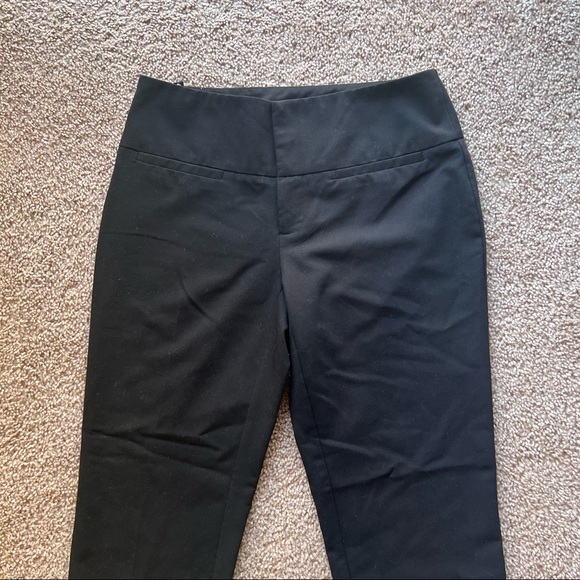 INC International Concept High Rise Capri Pants Black size 2 - Picture 5 of 7